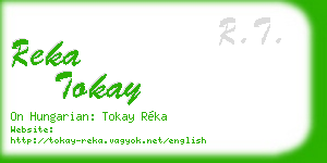reka tokay business card